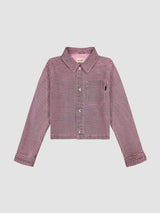 Manning Jacket | Pink Houndstooth