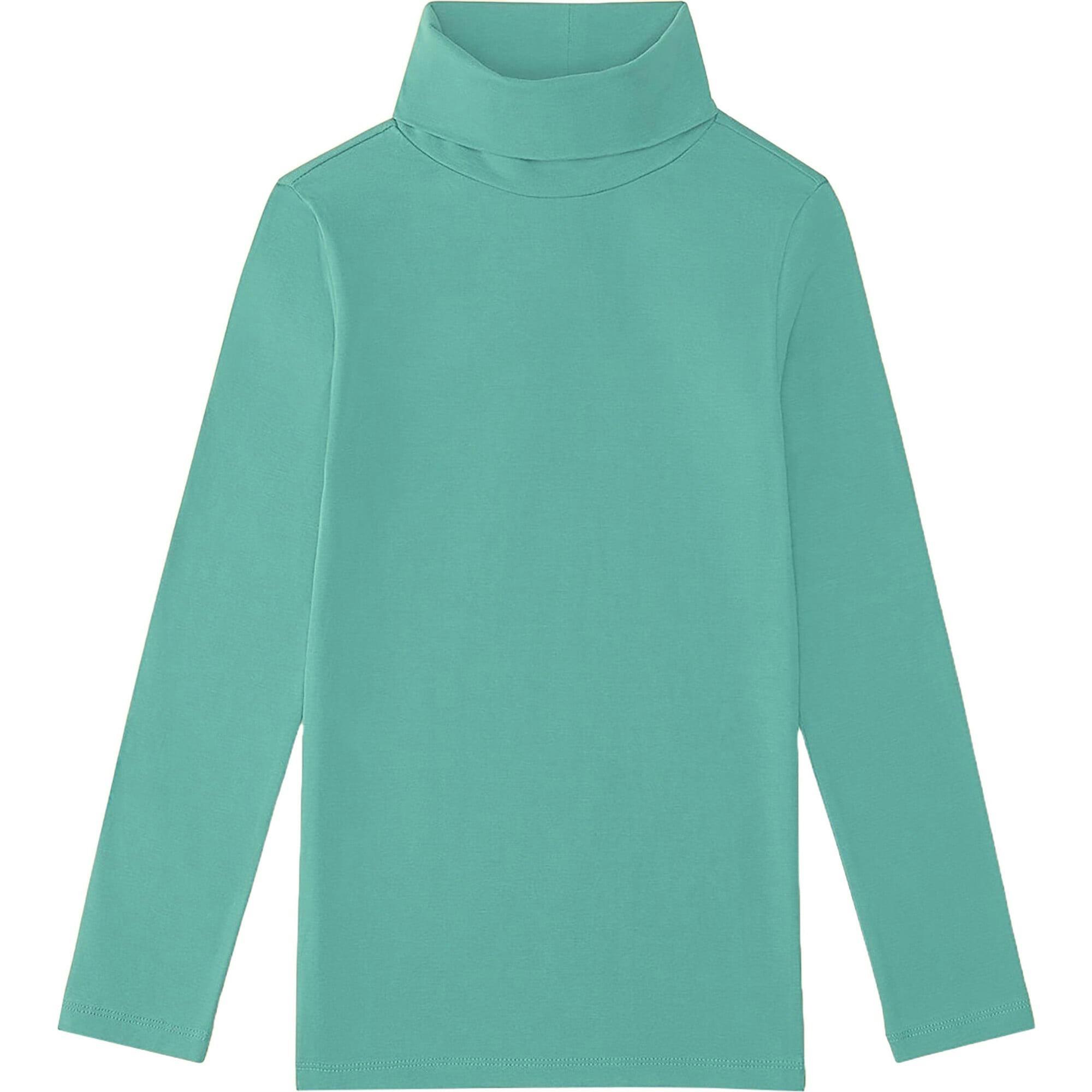 Essential Turtleneck in Faded Pine