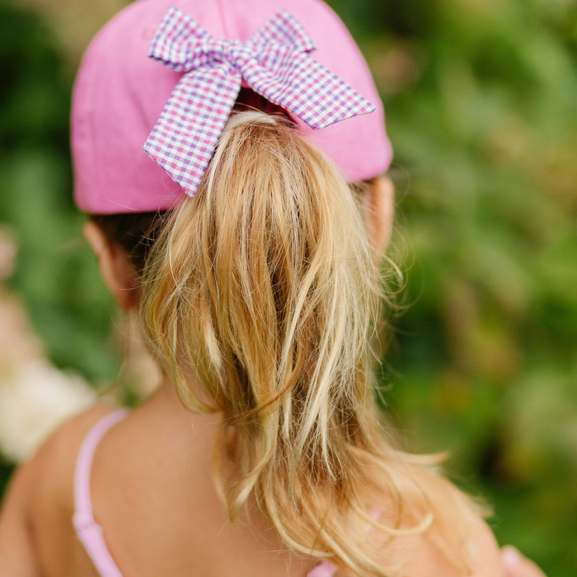 Cowgirl Boot Bow Baseball Hat (Baby, Youth)