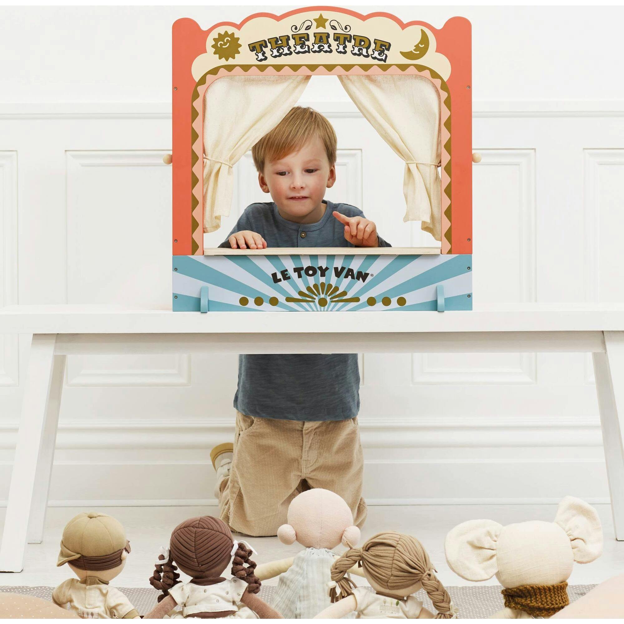 Tabletop Puppet Wooden Theatre