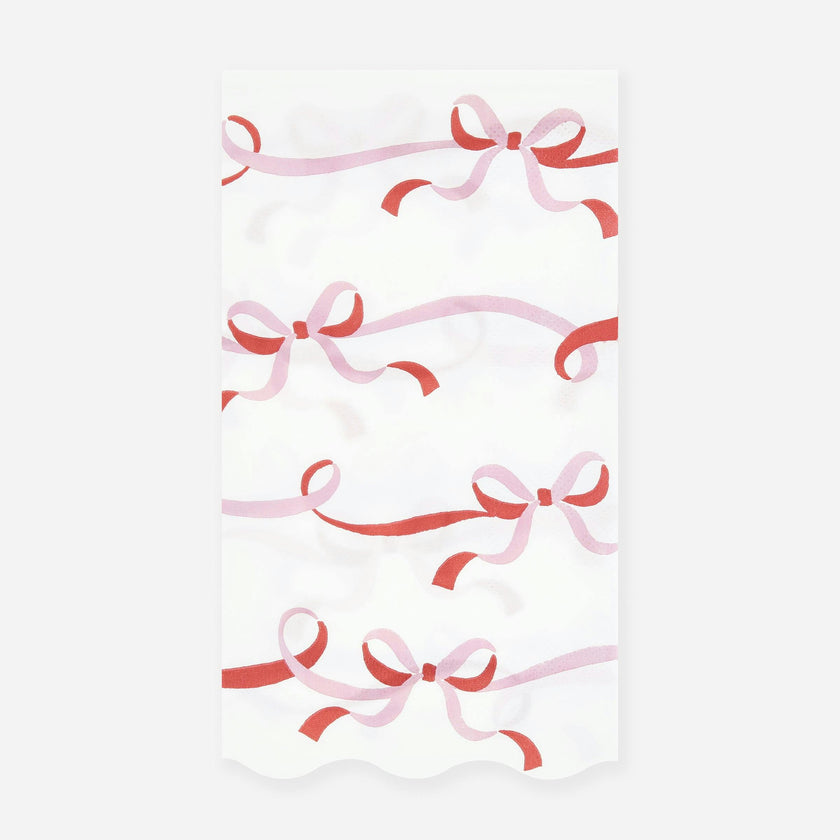 Ribbon Bow Guest Towels