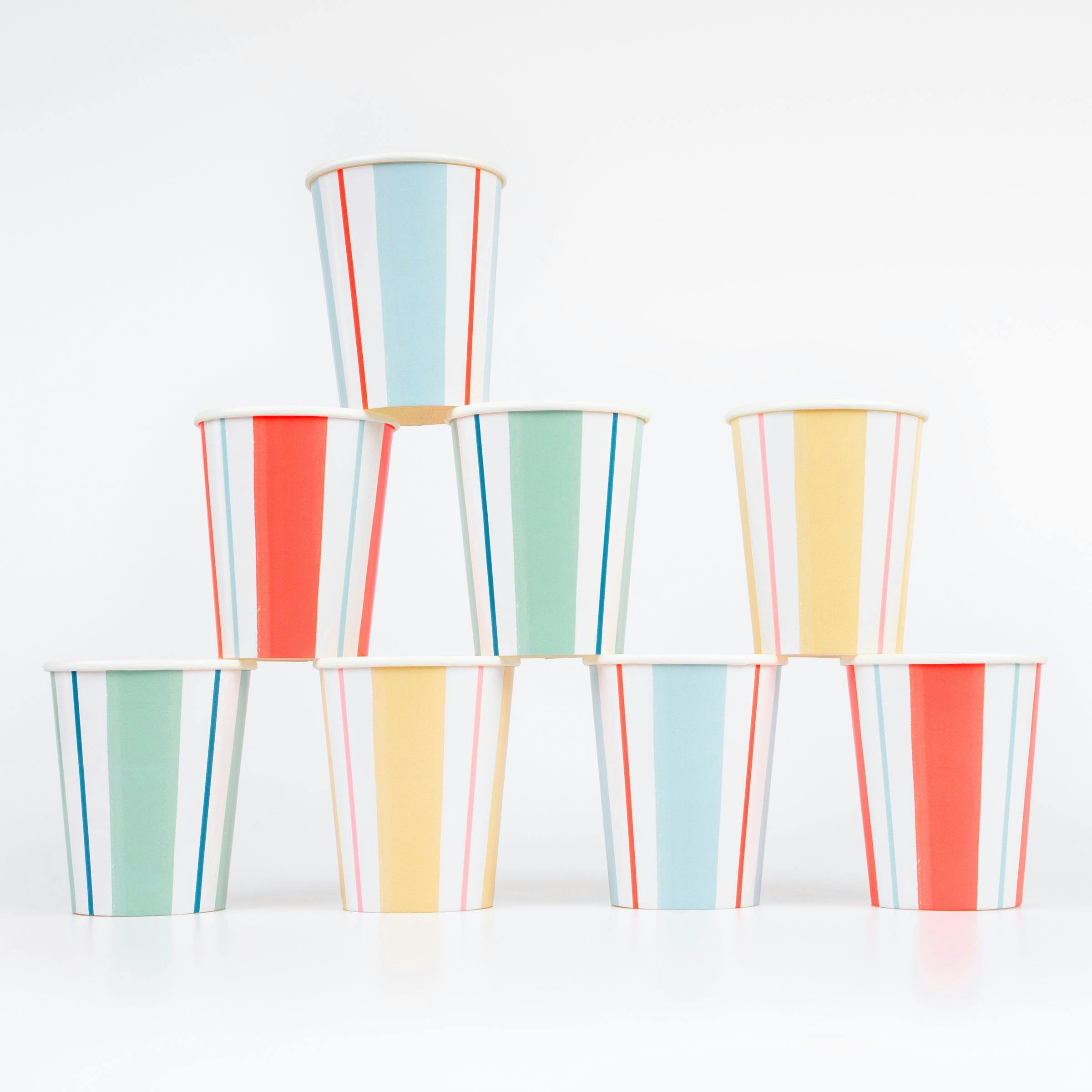 Preppy Stripe Cups