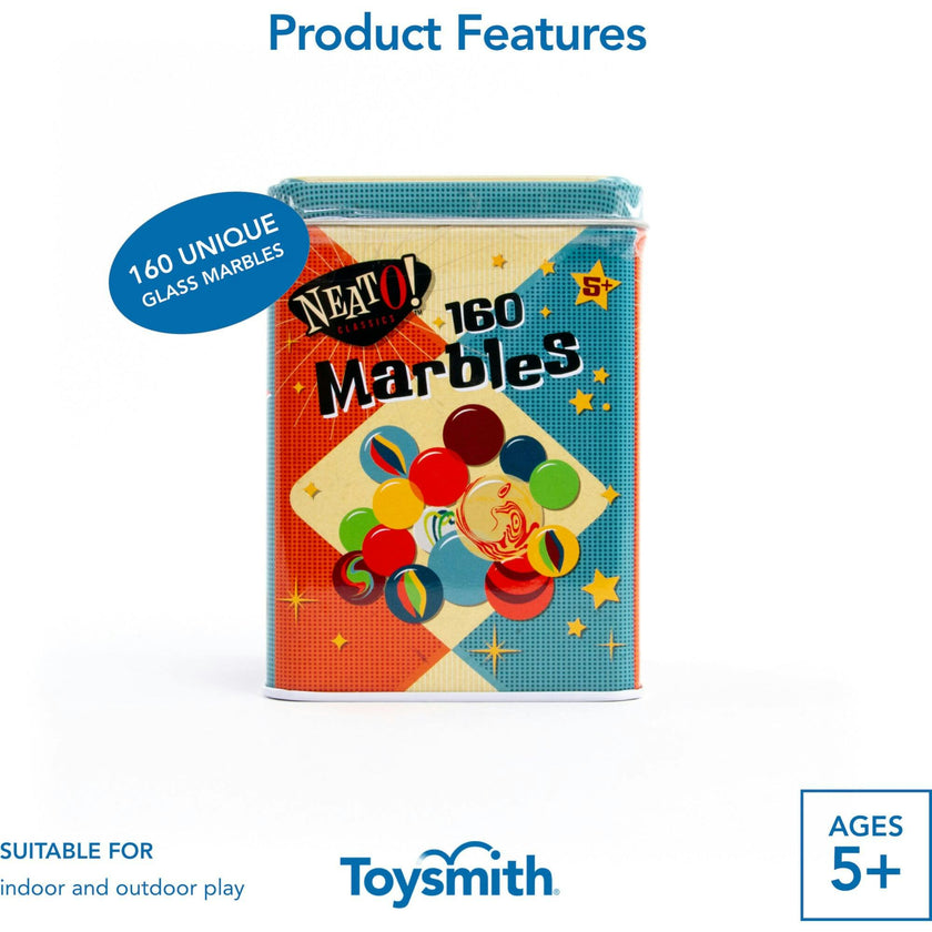 Toysmith Marbles in Tin Box