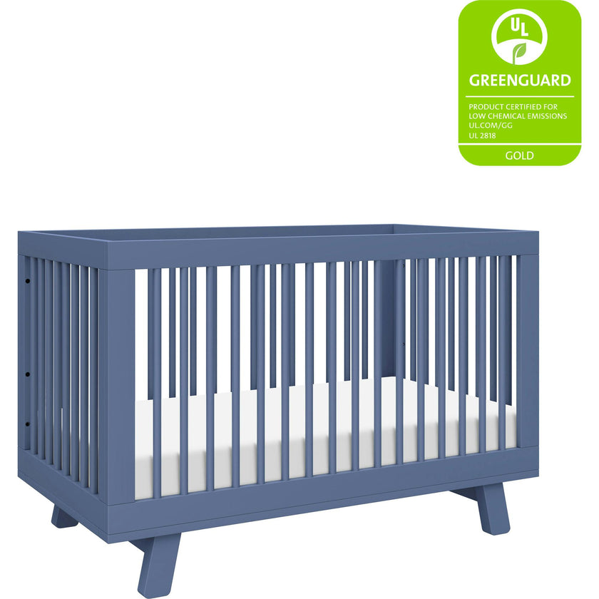 Hudson 3-In-1 Convertible Crib With Toddler Bed Conversion Kit