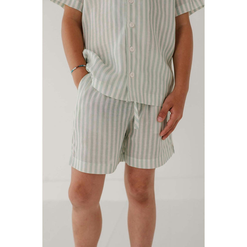 Boy's Drawstring Linen Shorts