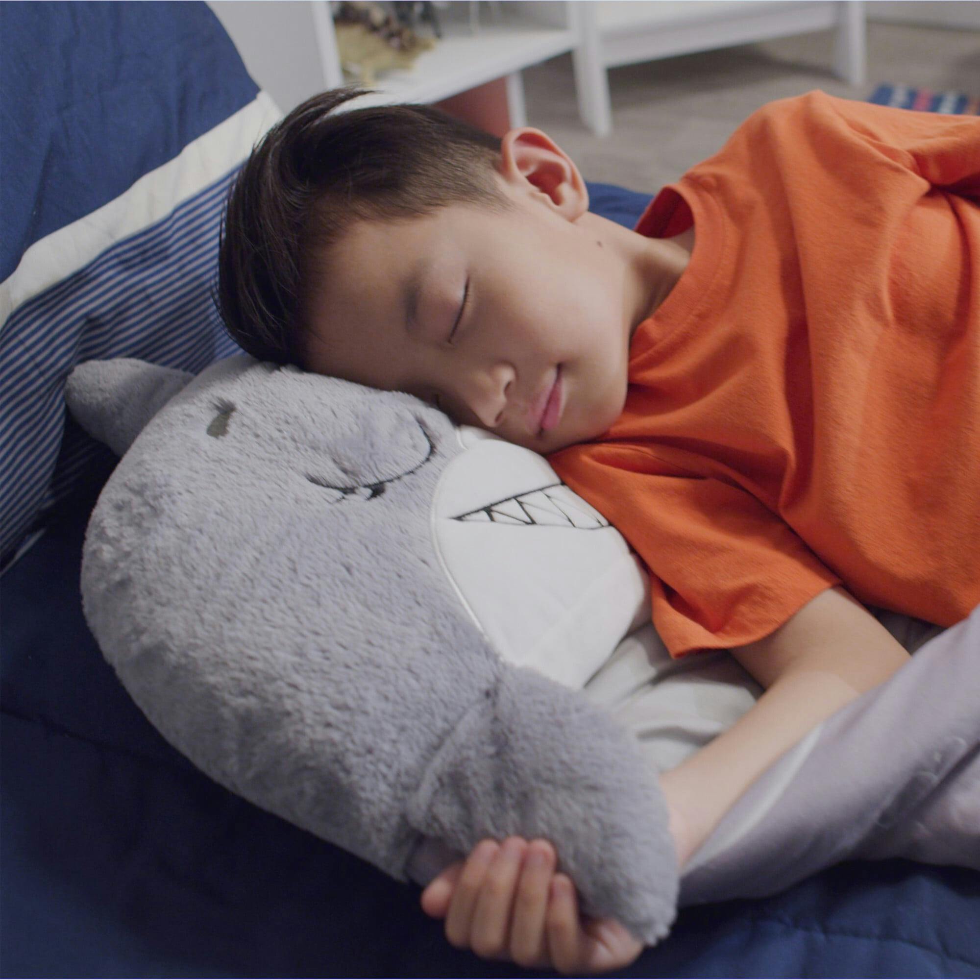 Happy Nappers: Pillow & Sleepy Sack: Med - Grey Shark