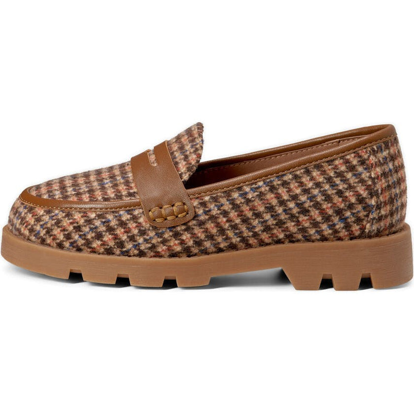 Paula Plaid Brown