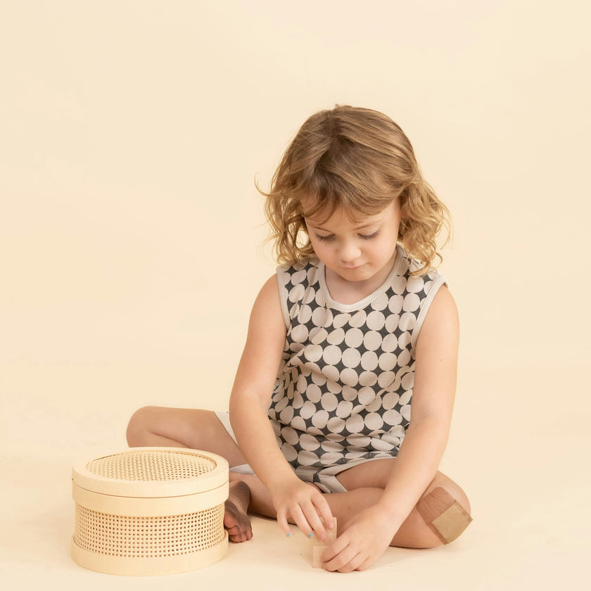 Organic Tank & Tee Shorts Set