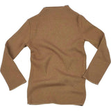 Rib Mock Neck Long Sleeve Top