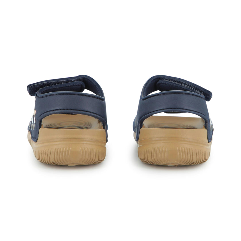 Navy BOSS Velcro Sandals