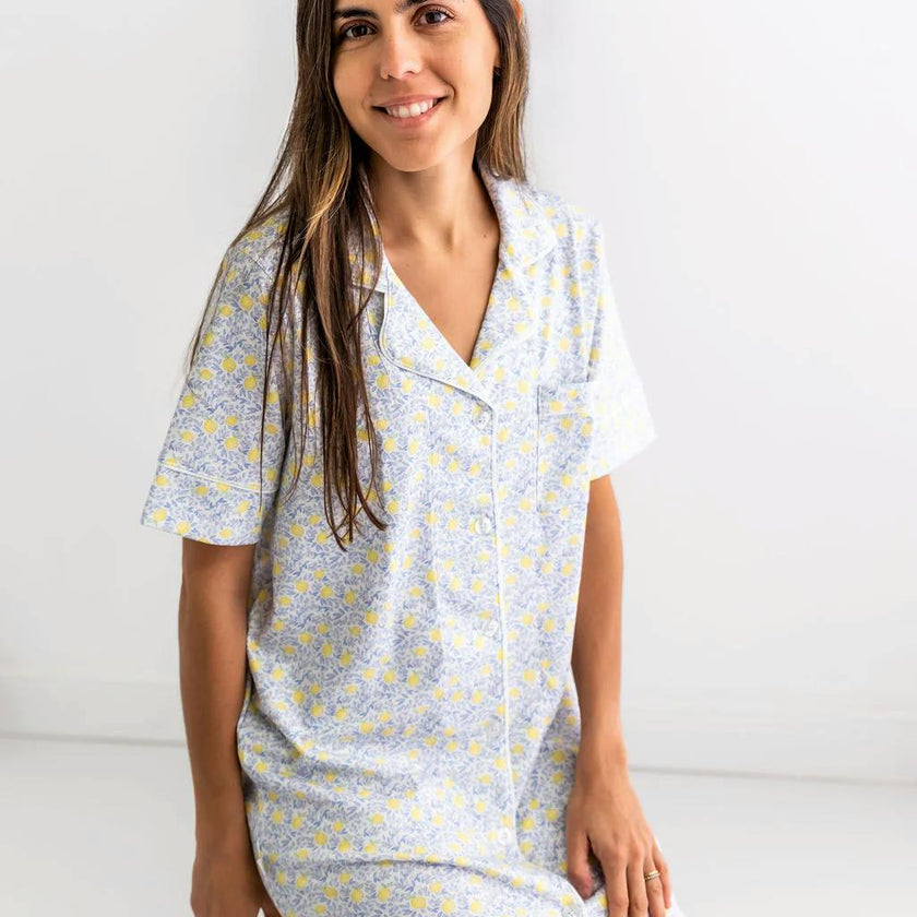 Lemons Woman's Pima Cotton Nightdress
