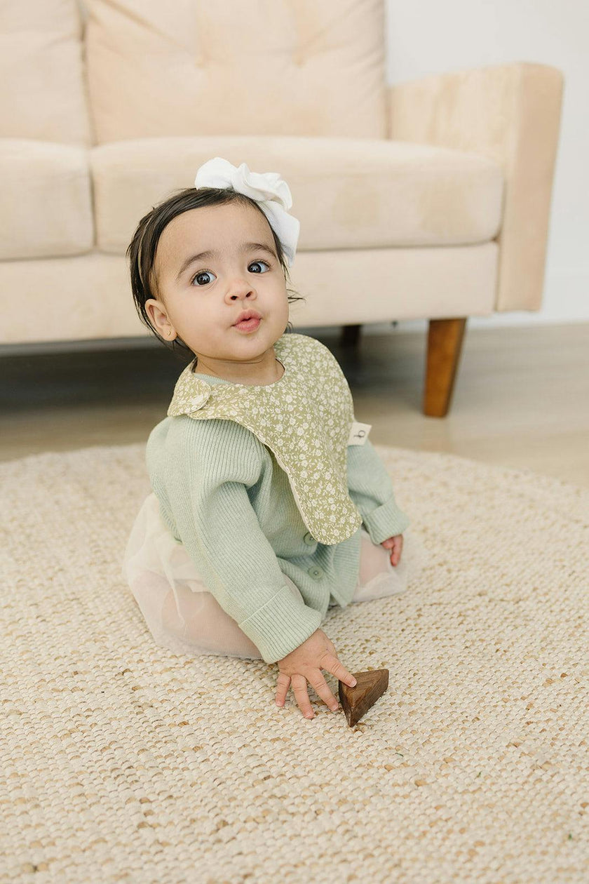 Signature Cotton Print Bib