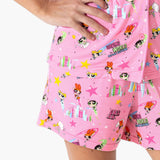 Powerpuff Girls Saving Bedtime Bamboo Women's Pajama Short Set