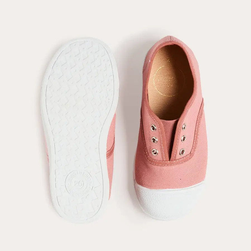 Canvas Plimsolls in Dusty Raspberry (21-36EU)