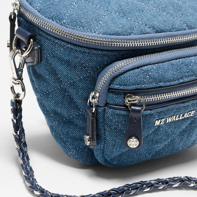 True Blue Denim Micro Crosby Sling