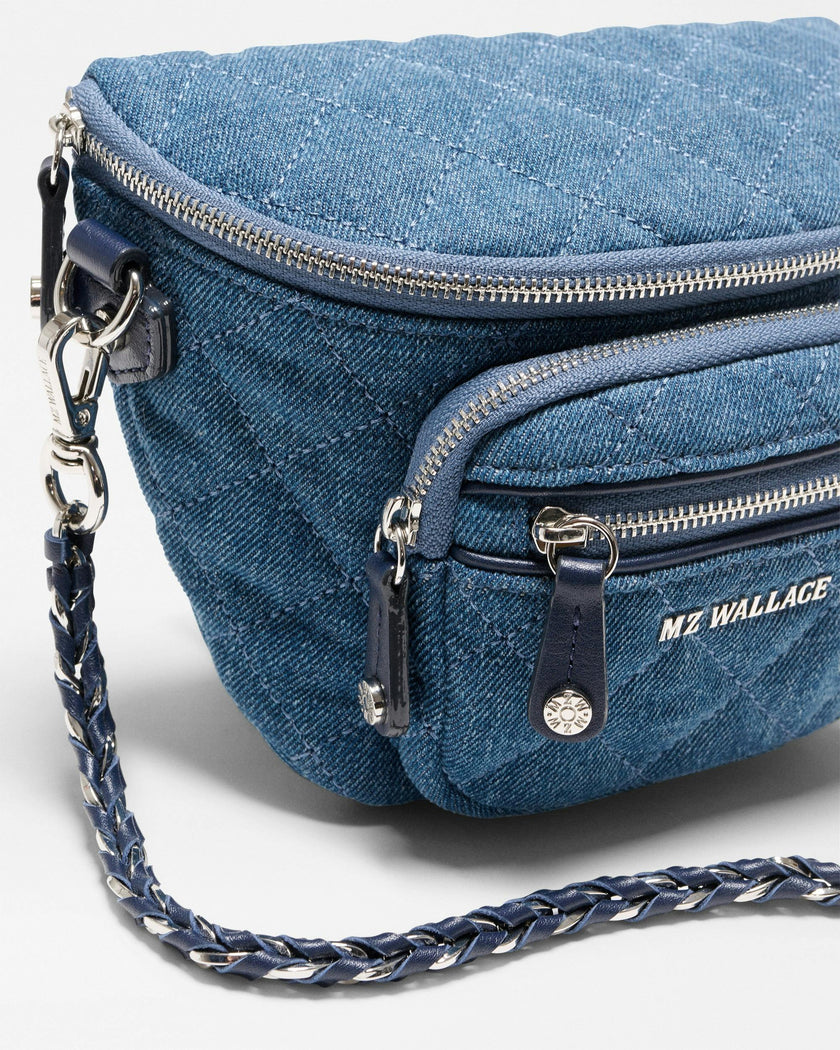 True Blue Denim Micro Crosby Sling