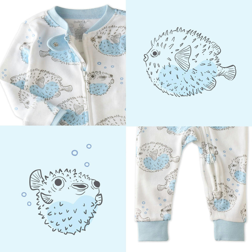 SHADOW Sleep & Play Baby Pajamas for Boys & Girls