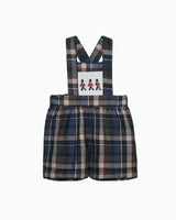 Baby Smocked Bib Short in Marching Band