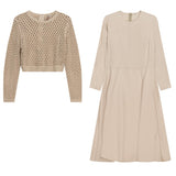 Woven Crochet Dress