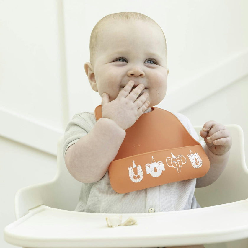 Party Animals Little Bites Narrow Bib