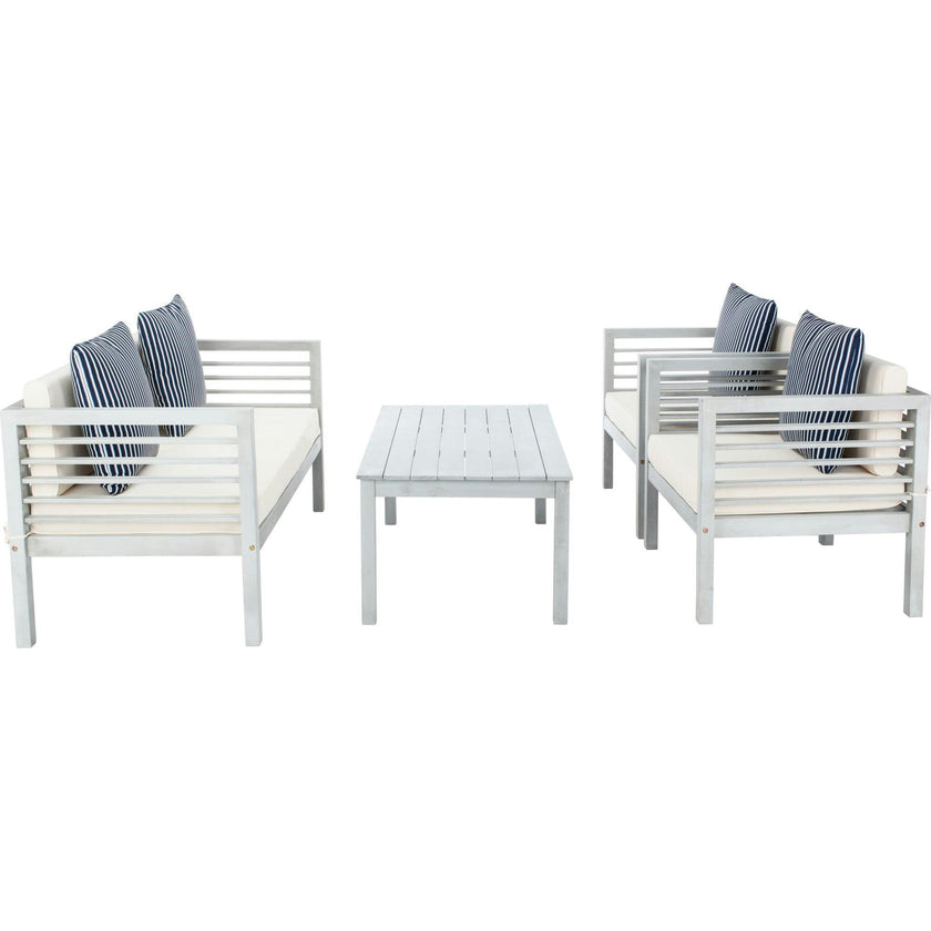 Alda Eucalyptus 4-Piece Outdoor Set
