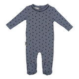 Winter Berries Round Neck Long Sleeve Footie