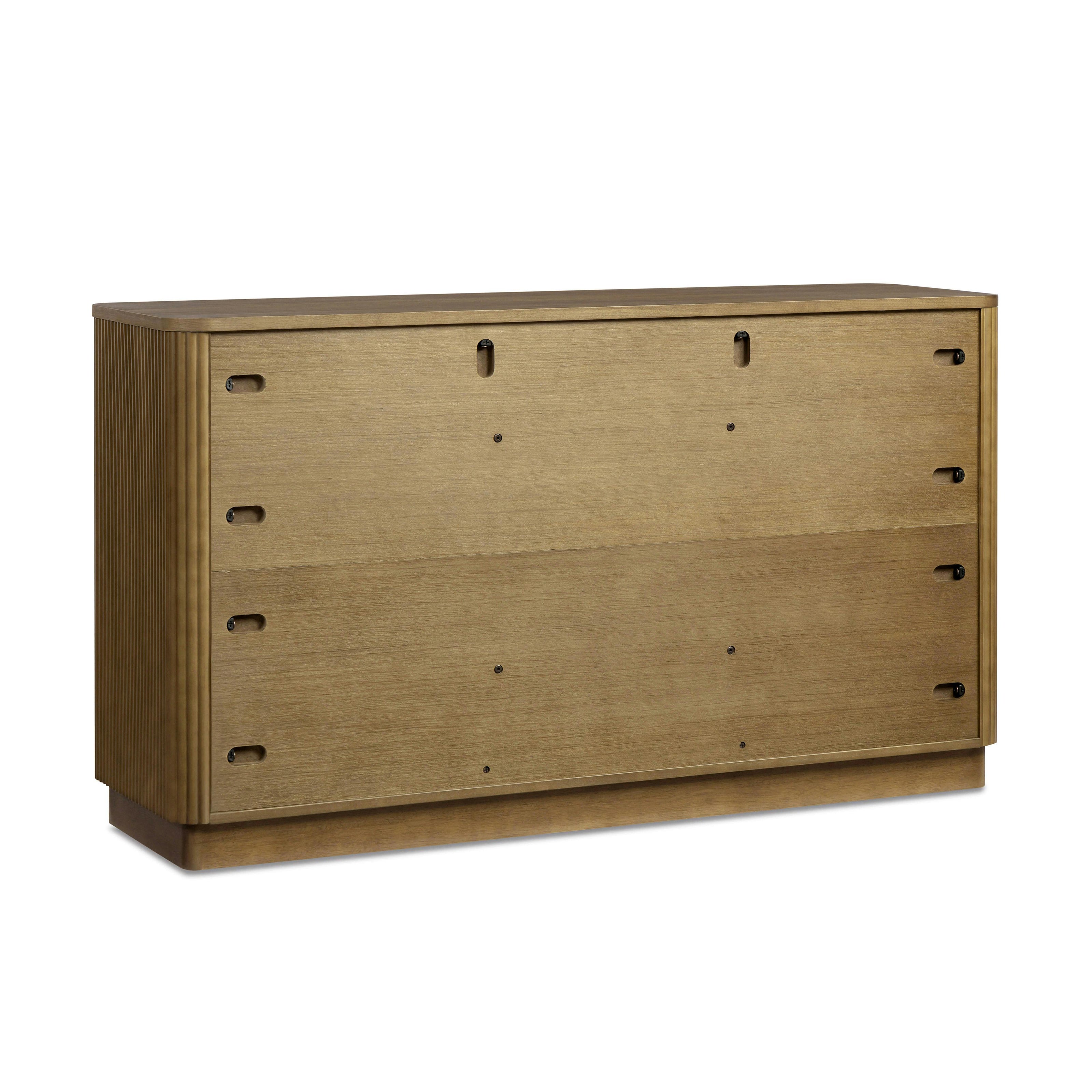 Potomac 3 Drawer 2 Doors Wood Sideboard with Adjustable Shelf Storage Cabinet