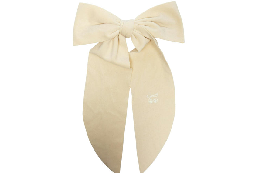 Signature Velvet Oversize Bow