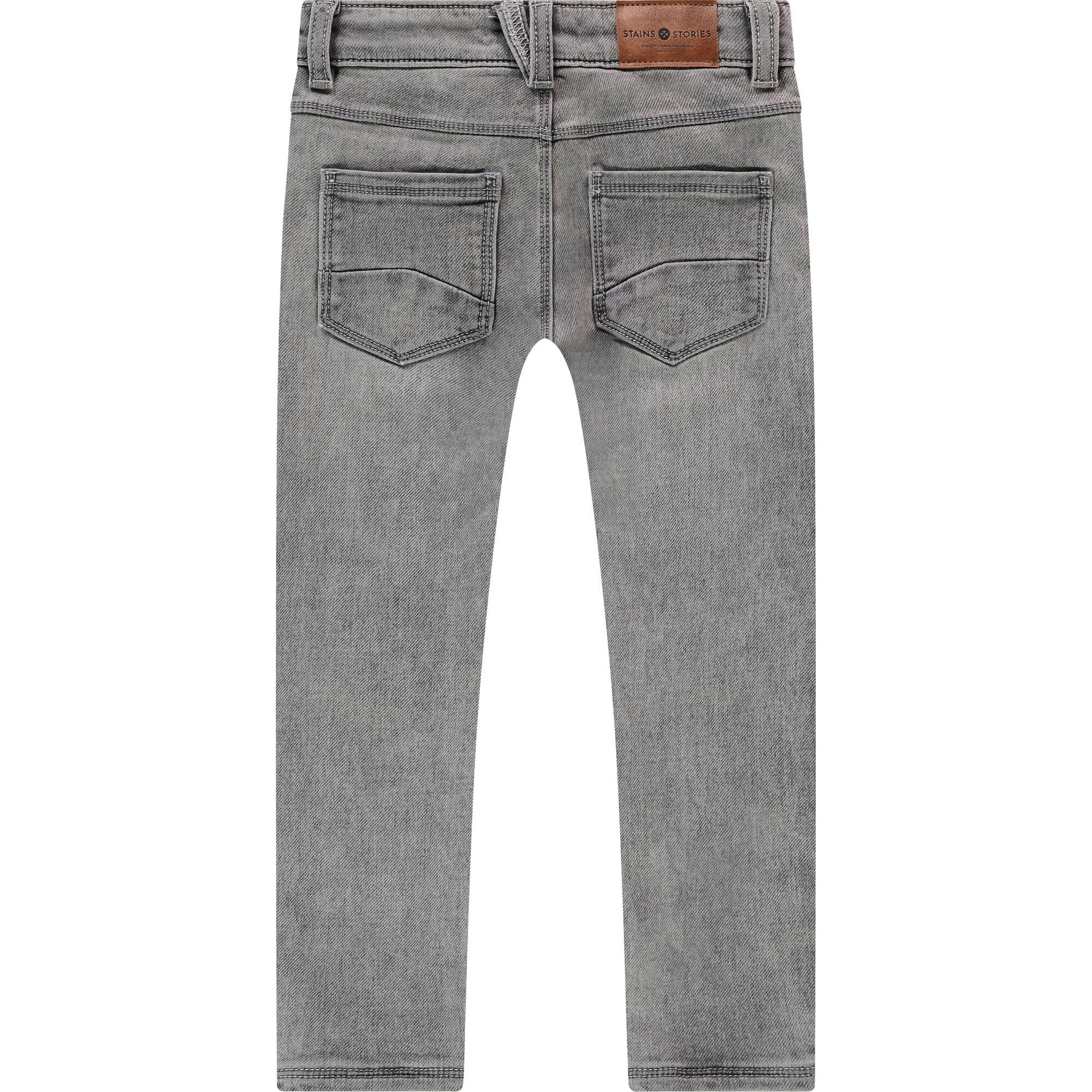 Straight Leg Denim Pants