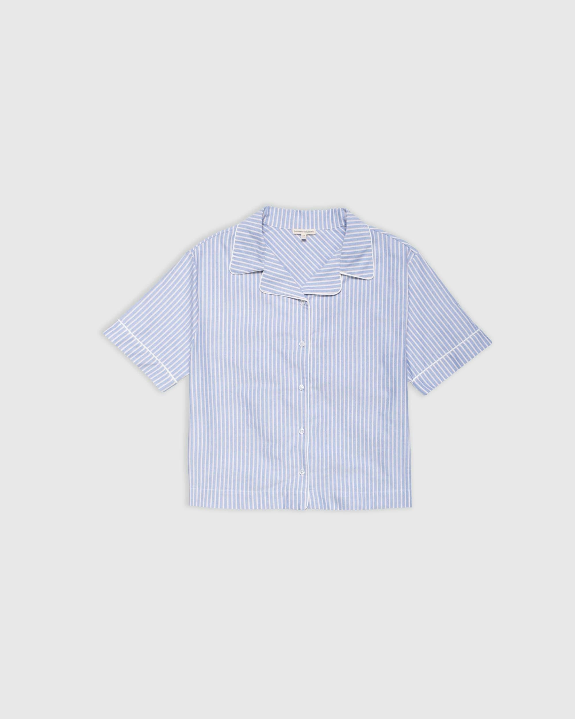 Bowling Shirt in Oxford Stripe