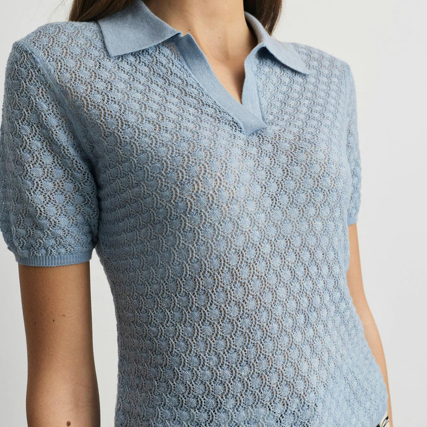 Camilla Pointelle Knit Top