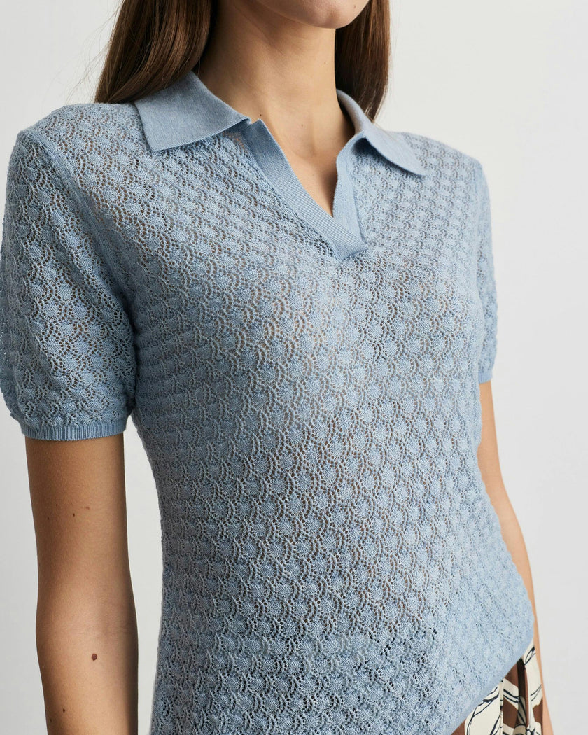 Camilla Pointelle Knit Top