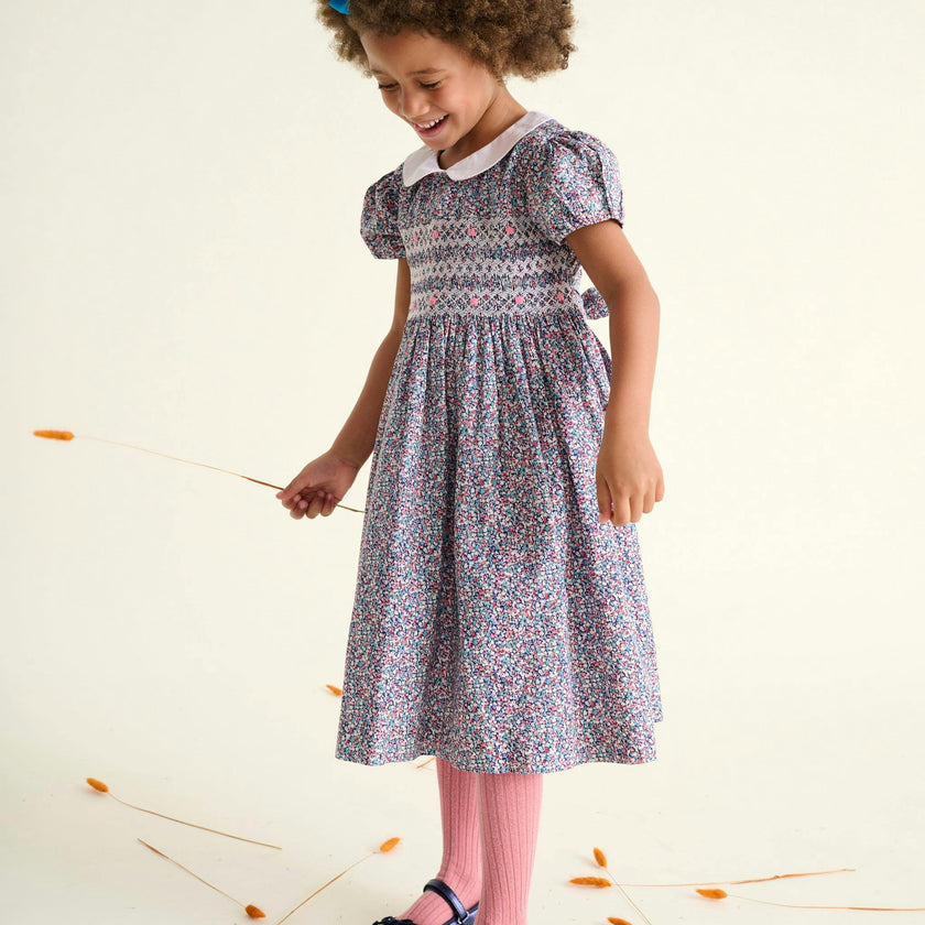 Smocked Girls Dress Jezabel