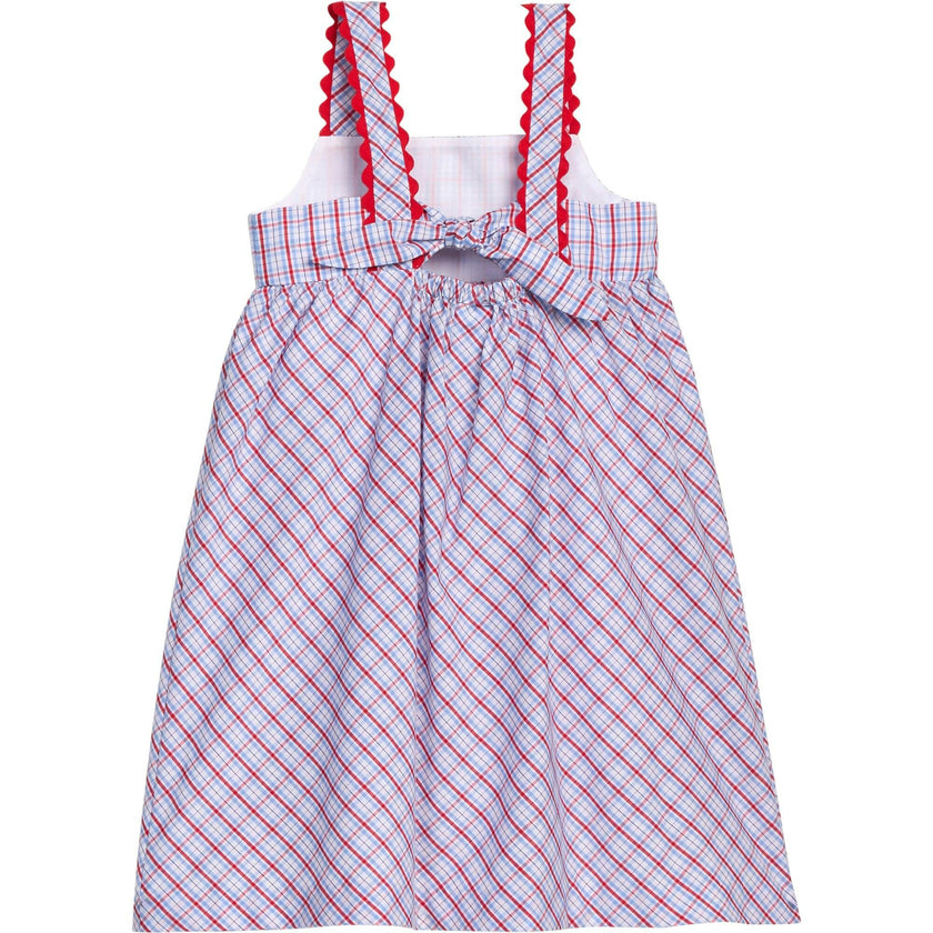 Evie Dress - Patriotic Plaid