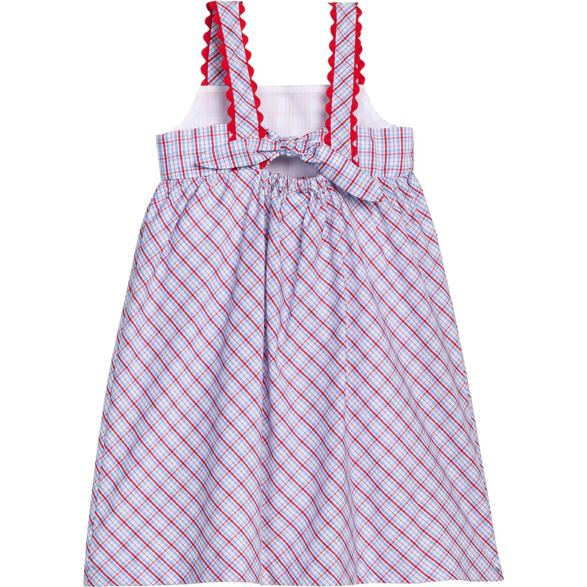 Evie Dress - Patriotic Plaid