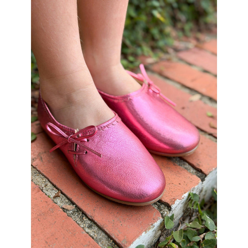 Beatrice Flat in Metallic Bubble