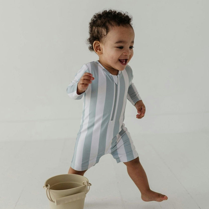 Baby One-Piece Rash Guard Swimsuit
