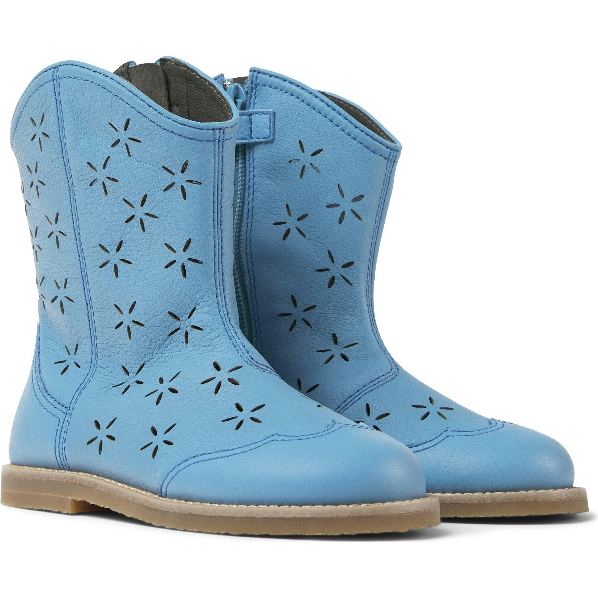 Savina Twins Boots, Medium Blue