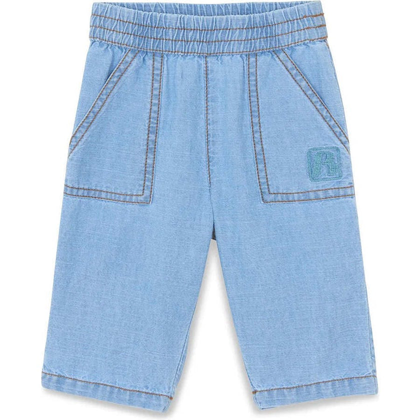 BONTON Light Chambray Darius Baby Pants