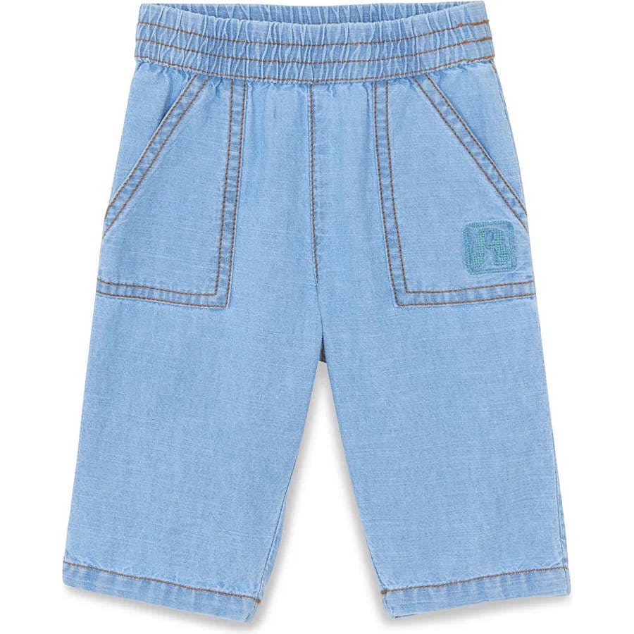 BONTON Light Chambray Darius Baby Pants