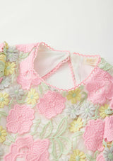 Estella Embroidered Mini Dress
