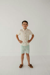 Boy's Collar Button Shirt