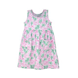 UPF 50+ Dahlia Sleeveless Tee Dress w/ Pockets