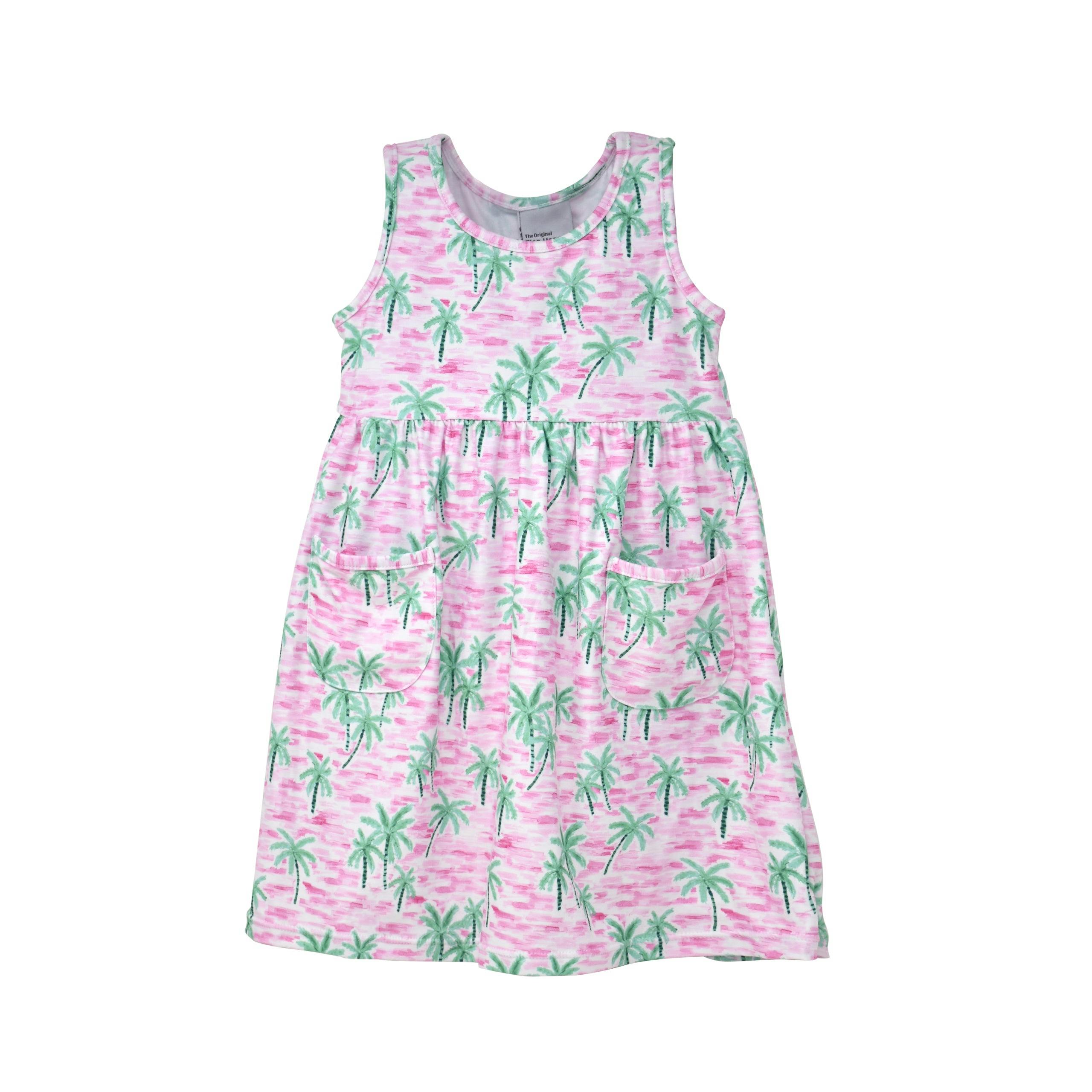 UPF 50+ Dahlia Sleeveless Tee Dress w/ Pockets