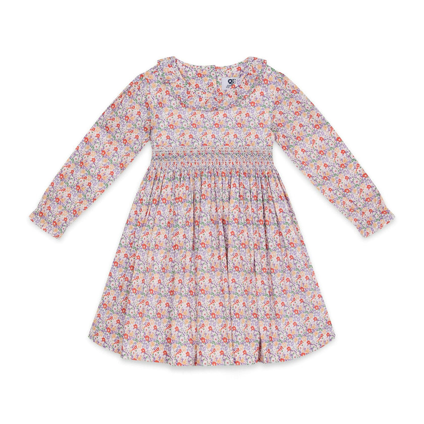 Smocked Girls Dress Coraline