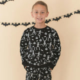 Glow In The Dark Silly Skelly Halloween Sweatshirt