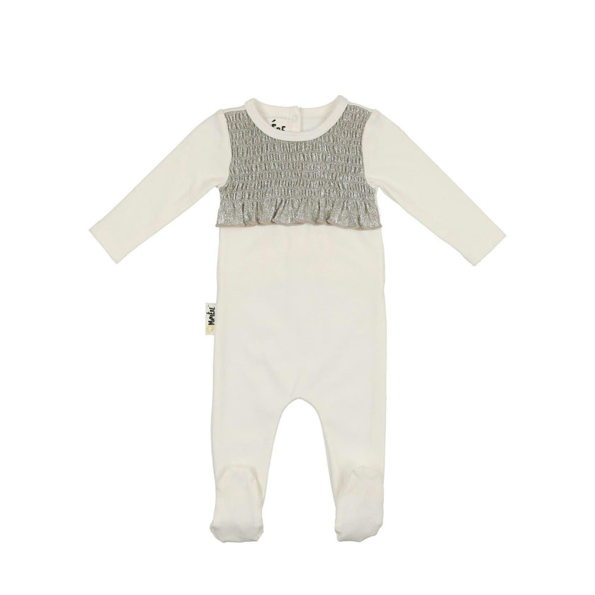 Sparkle Smocked Footie
