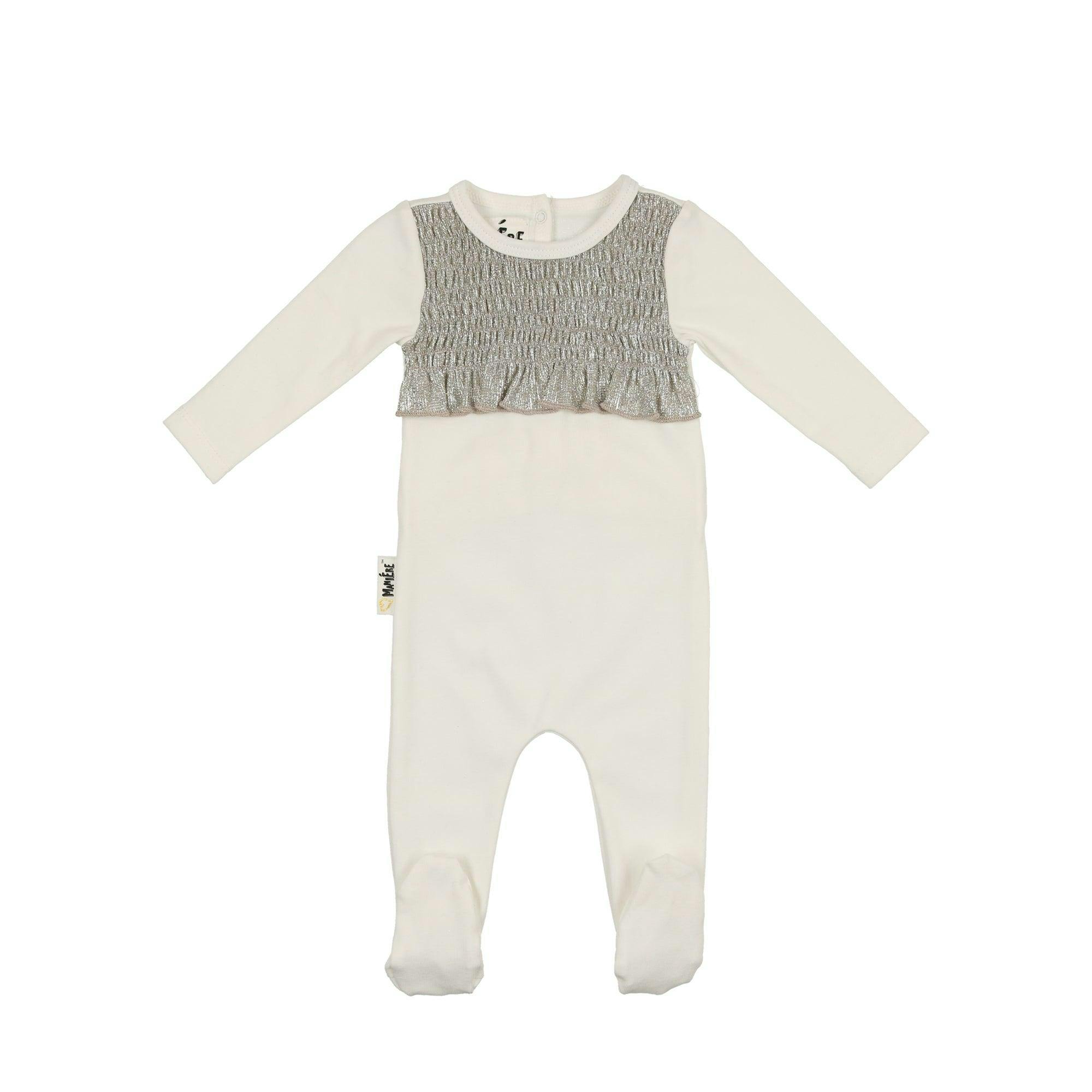 Sparkle Smocked Footie