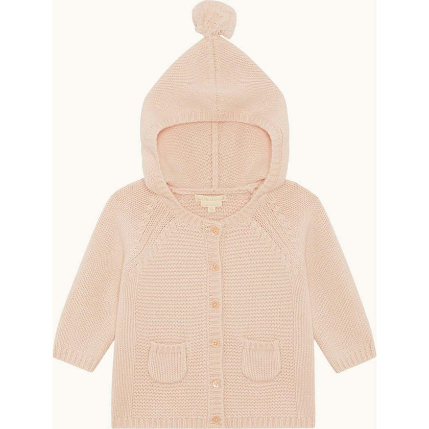 Bo Cable Knit Pram Cardigan - Pink