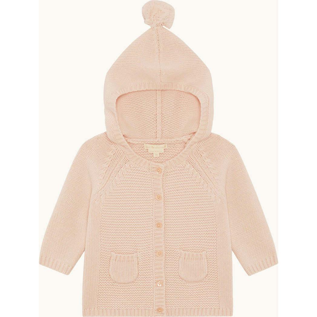Bo Cable Knit Pram Cardigan - Pink